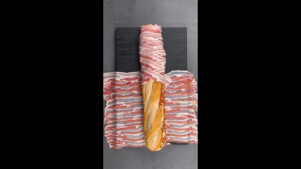 Das epische Bacon-Baguette! 🤩🥖#Shorts Abonniere uns für noch mehr leckere Ideen! ⬇️⬇️⬇️