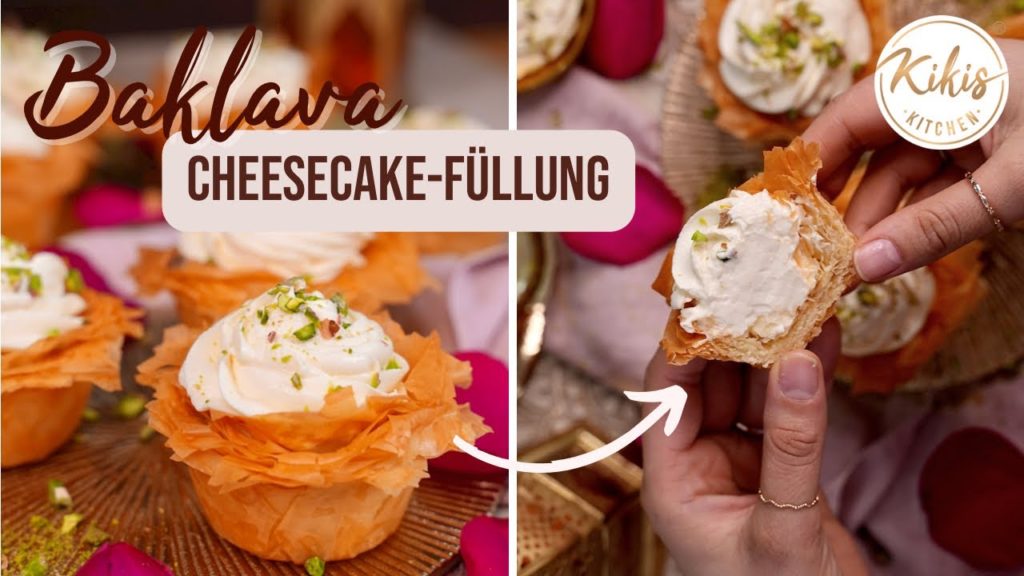 Baklava Cheesecake Muffins 😍 New York trifft Orient