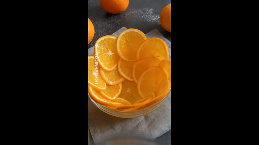 Unwiderstehliche Orangenmousse als Dessert #shorts