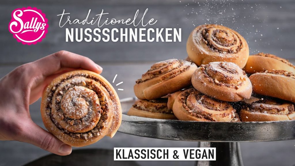Nussschnecken / Basic Rezept / traditionell / + vegan / Sallys Welt