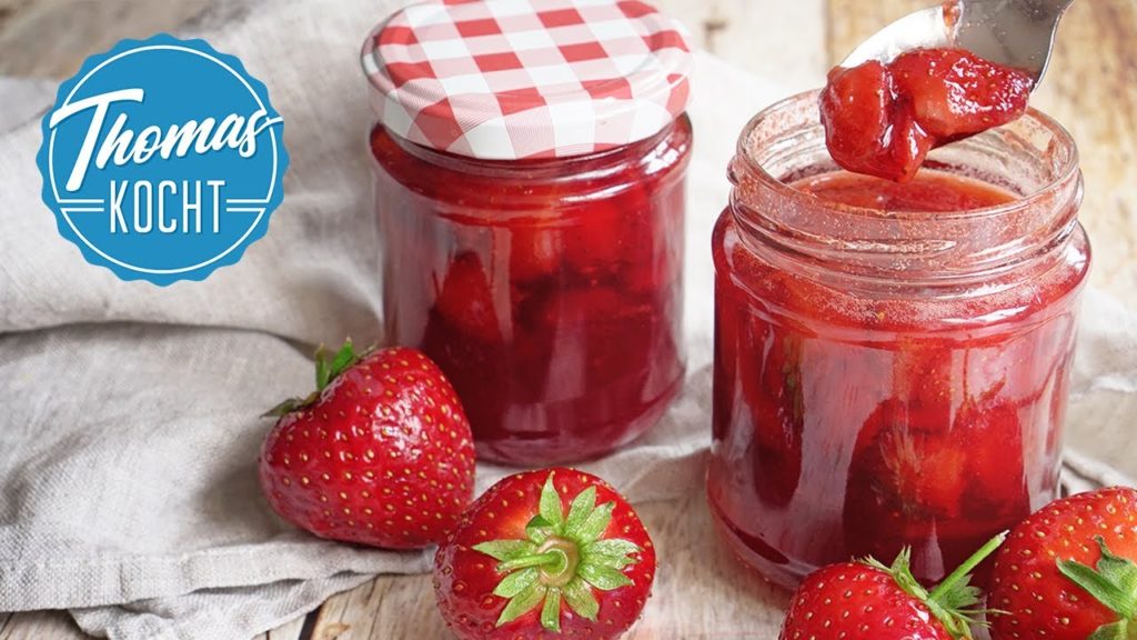Erdbeermarmelade – der Sommer im Glas aus 3 Zutaten