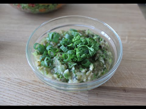 Auberginensalat – vom Grill / vegan / közlenmis patlican salatasi / Sallys Welt