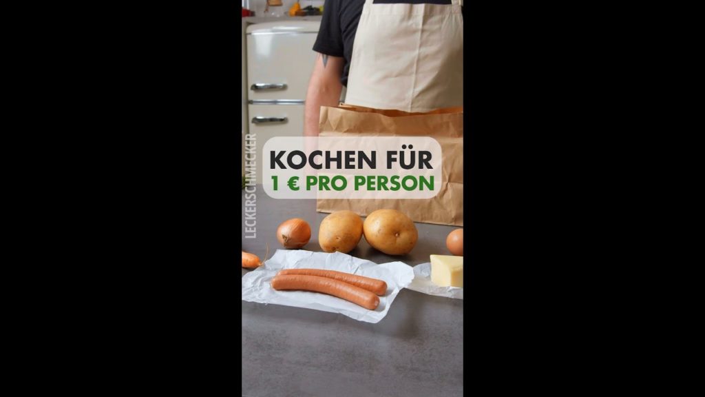 Kochen für 1€ pro Person #shorts