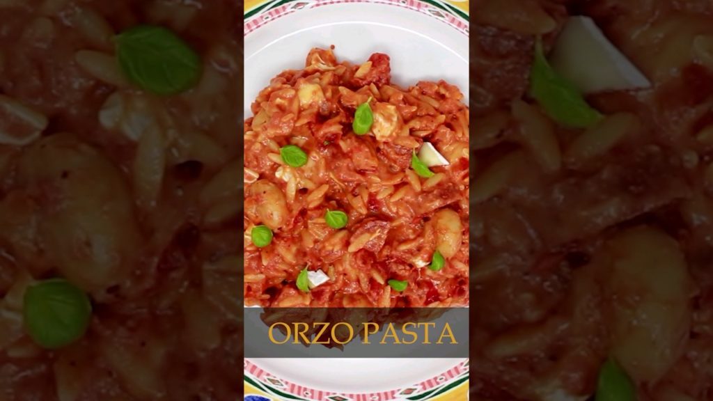 Schnelle ORZO PASTA mit Chorizo #short