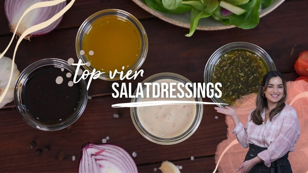 Meine Top 4 Salatdressing-Rezepte / die leckersten Dressings für gesunden Salat