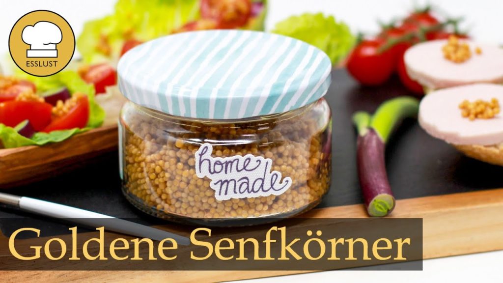 SENFKAVIAR – goldene SENFKÖRNER für Salat, Wurst, Sauce, Ei und mehr
