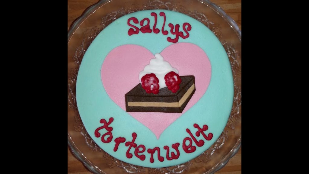 Sallys Zitronentorte mit Fondant / Fondanttorte / Sallys Welt