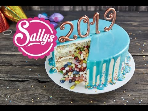 Drip Cake / Silvester Torte mit Überraschung / Sallys Welt