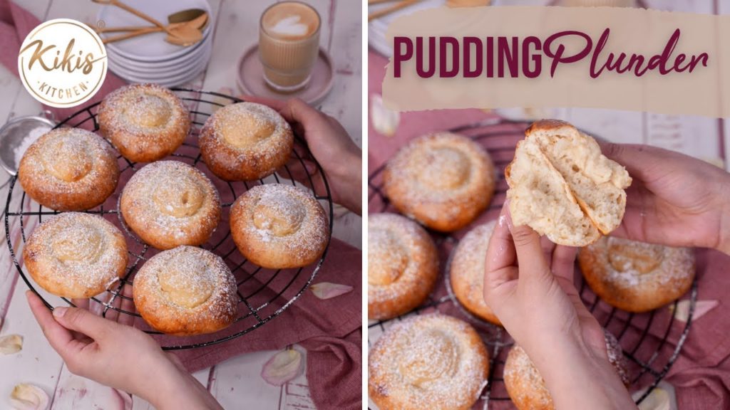 Fluffige Vanille Pudding-Plunder 😍 Puddingplunder