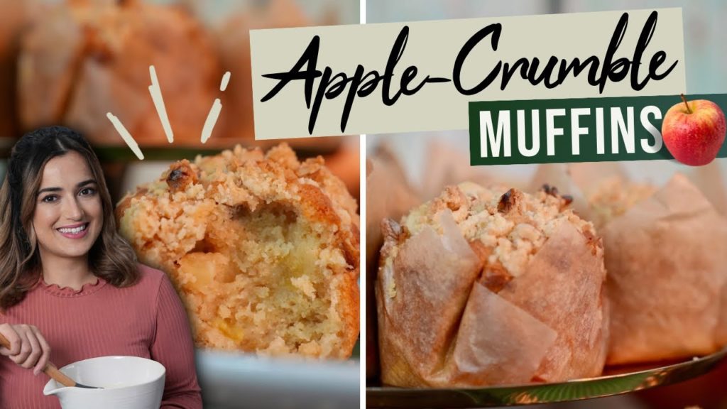 Der Herbst ist da! 😍🍂 – Super saftige Apple Crumble Muffins