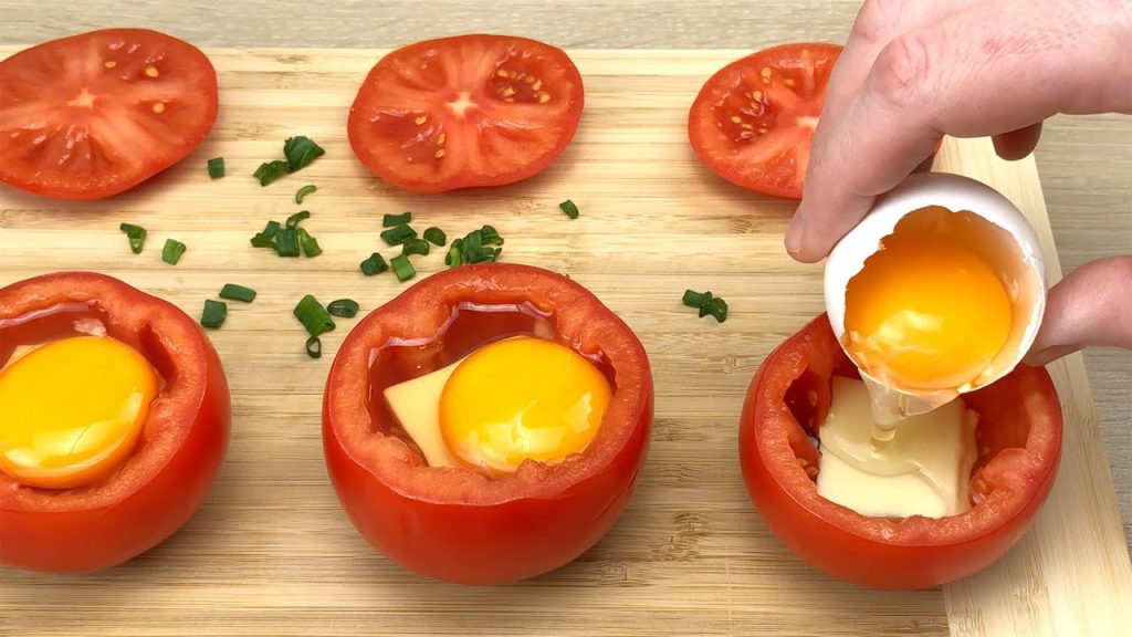 Legen Sie einfach ein Ei in eine Tomate🔝Top 5 besten Rezepte mit Eiern und Tomaten # 227