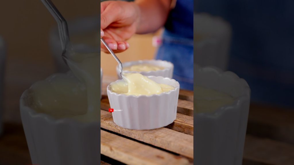 Vanille Pudding ohne Tüte aus nur 5 Zutaten 😍 #schnellesrezept #puddingrecipe