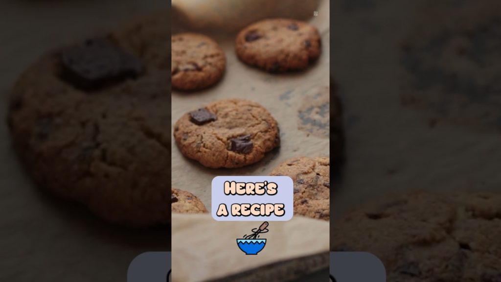 let’s make chocolate chip oat cookies 🍪 #vegan #shorts