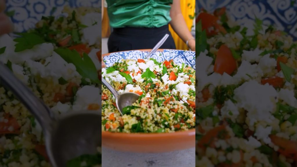 Hier das beste Rezept für Couscous Salat! Das komplette Video gibts auf meinem Youtube-Kanal 💛