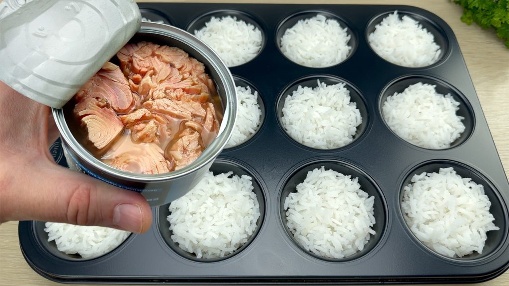 Das beste Rezept mit Reis und Thunfischkonserven! Einfach alles vermischen und fertig # 236