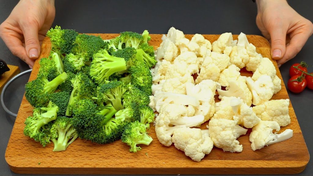 Ich koche jedes Wochenende Brokkoli und Blumenkohl so! Ein köstliches Gemüse Dinner Rezept.