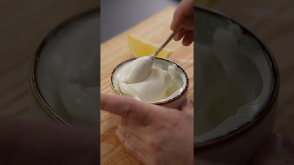 Mayonnaise ohne Ei 😋  – in nur 60 Sekunden ⏳