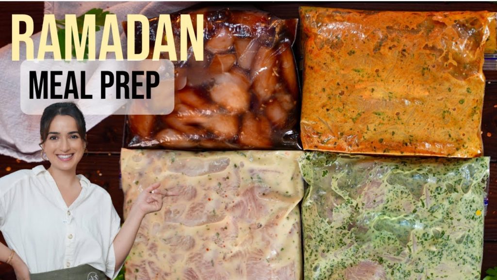 4 x Hähnchen Meal Prep für schnelles Iftar I fast & easy Iftar Inspiration 😍