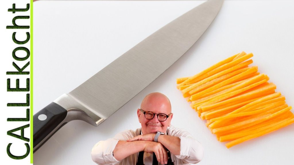 Messer Techniken um perfekte Julienne, Brunoise & Stifte zu schneiden