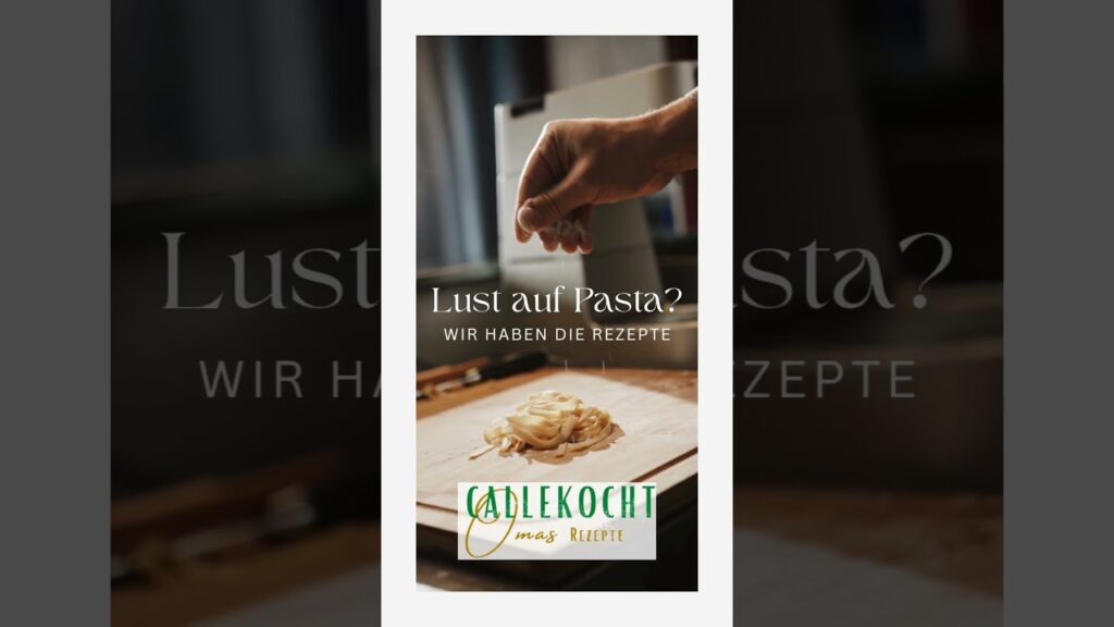 Lust auf Pasta? #omasrezepte #pasta #callekocht