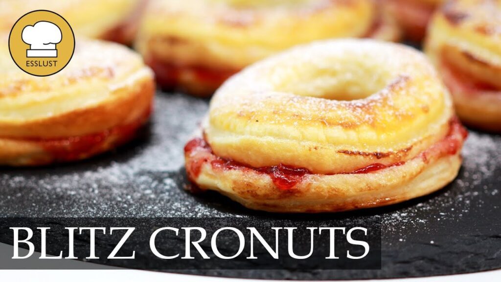 Mit nur 4 Zutaten BLITZ CRONUTS backen