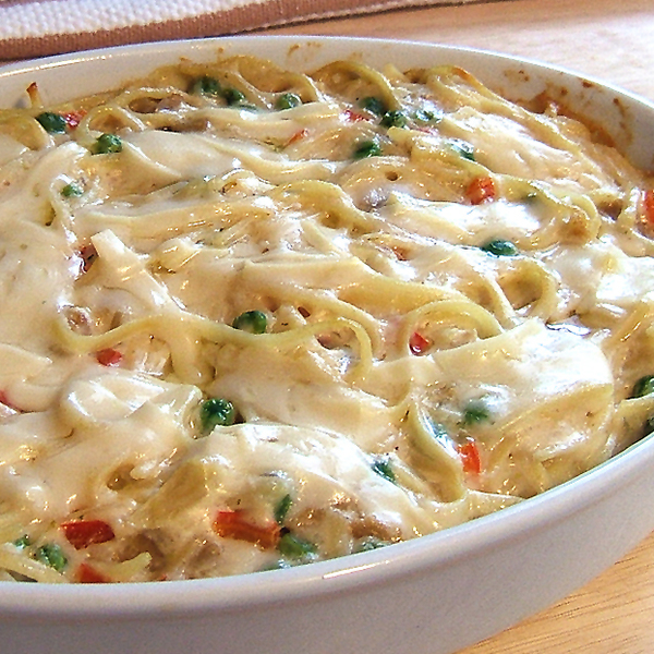 Vegane Seitan-Tetrazzini