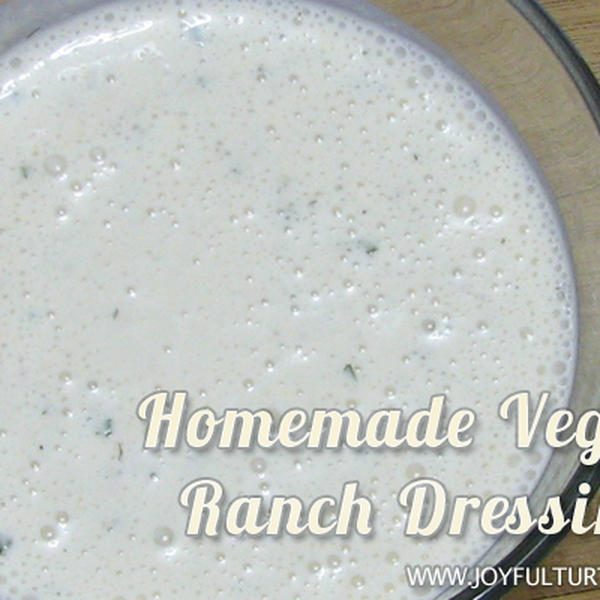 Hausgemachtes veganes Ranch Dressing