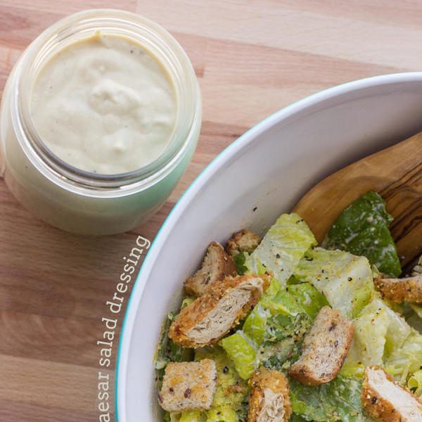 Veganes Caesar-Salat-Dressing