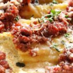 Manicotti mit Fleischsauce