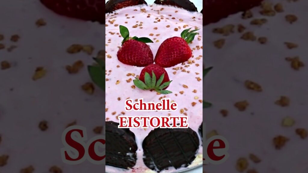 Schnelle EISTORTE – lecker und ruck zuck fertig #shorts