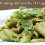 Cremige Avocado-Rucola-Pasta