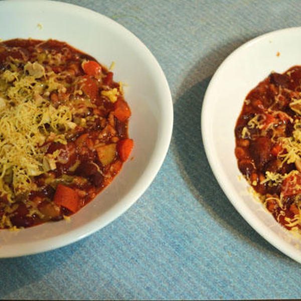 Vegetarisches oder veganes Chili-Rezept