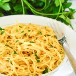 Cremige Knoblauch-Pasta