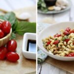 Caprese Pasta – Pasta mit Tomaten, Basilikum und Mozzarella