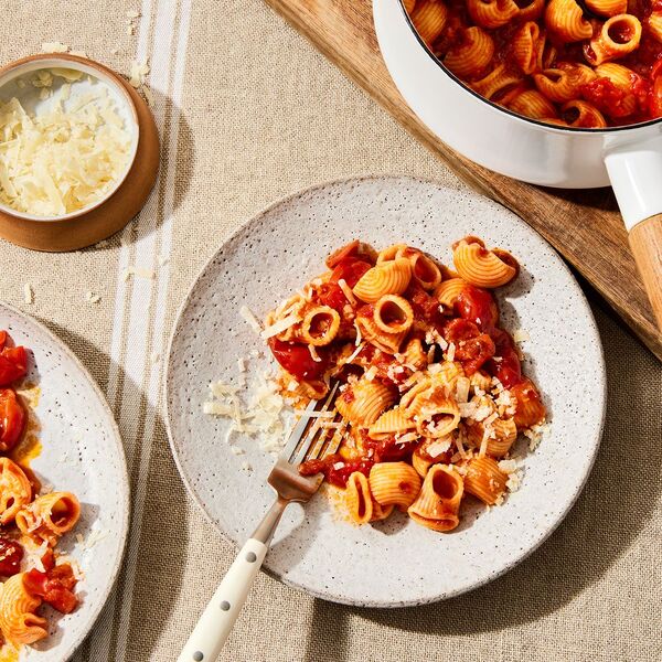 Pasta mit 10-Minuten-Tomatensauce