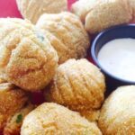 Glutenfreie, vegane kreolische Jalapeno-Hush Puppies