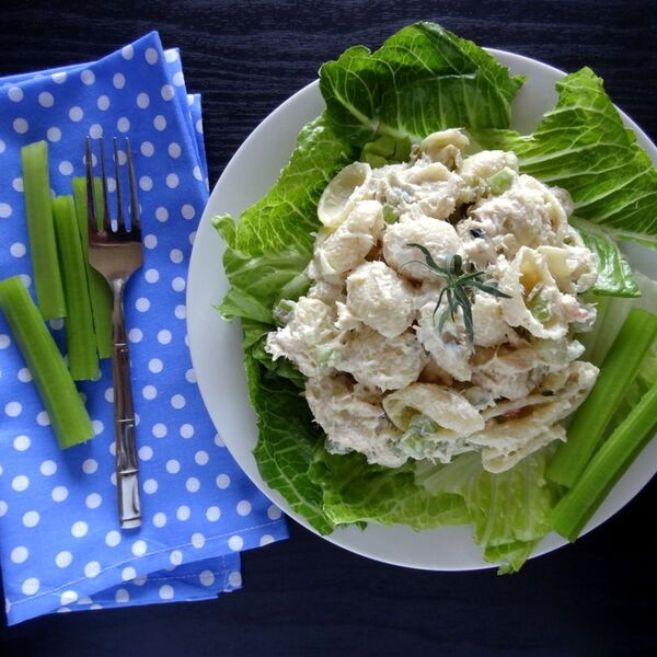 Thunfisch-Estragon-Nudelsalat