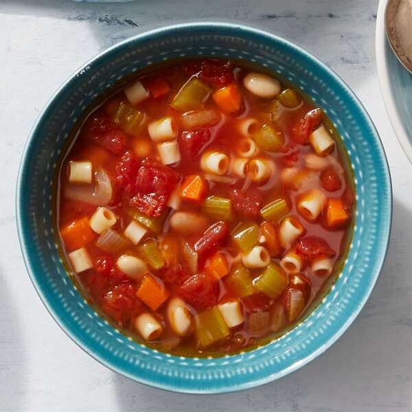 Schnelle Pasta e Fagioli Suppe