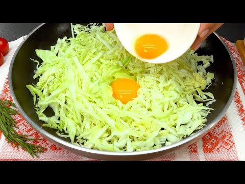 Everyone is looking for this recipe! Just add eggs to cabbage! Ready in 10 minutes!