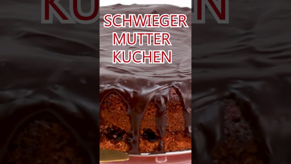 SCHWIEGERMUTTER-KUCHEN mit Schoki und Kirschen #shorts