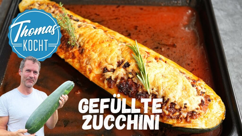 Gefüllte RIESEN-Zucchini