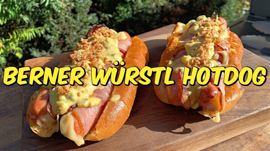 BERNER WÜRSTL HOTDOG mit Senfragout – #BBQFoodBallEM