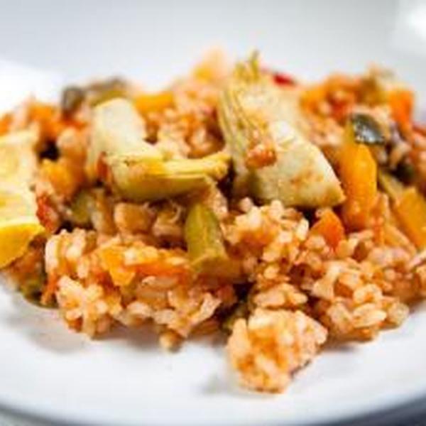 Vegane Gemüse-Paella