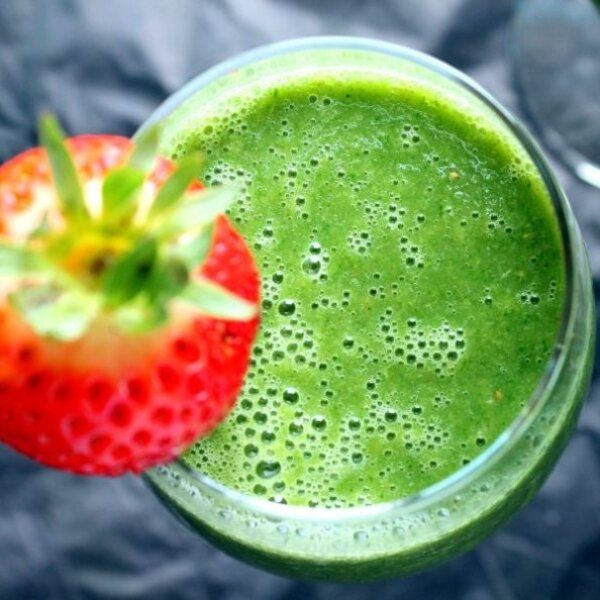 Veganer Detox Green Monster Smoothie