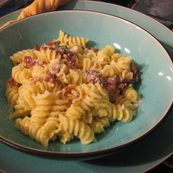 Wohltuende Pasta Carbonara