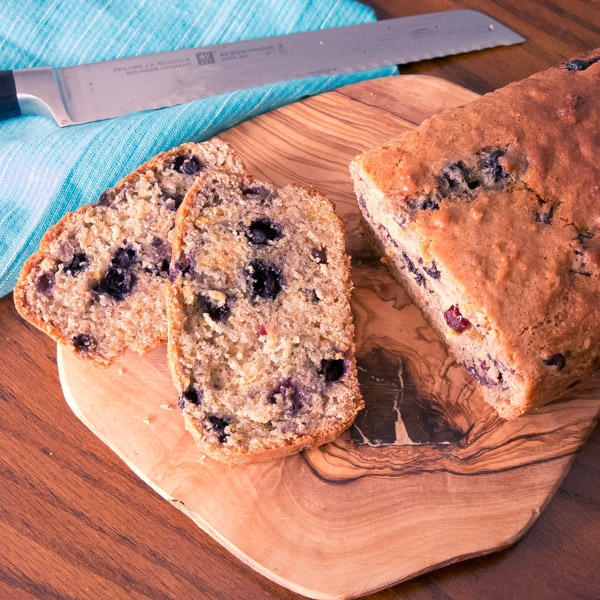 Blaubeer-Zitrus-Brot {vegan}