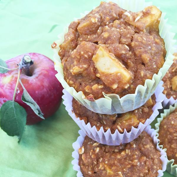 Kürbis-Apfel-Bananen-Muffins {vegan}