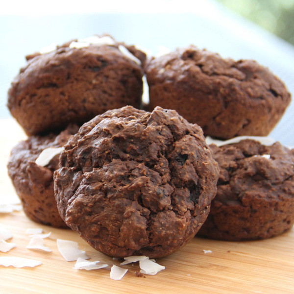 Vegane Schokoladen-Avocado-Muffins