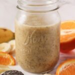 Orangen-Ingwer-Chia-Smoothie (milchfrei, vegan)