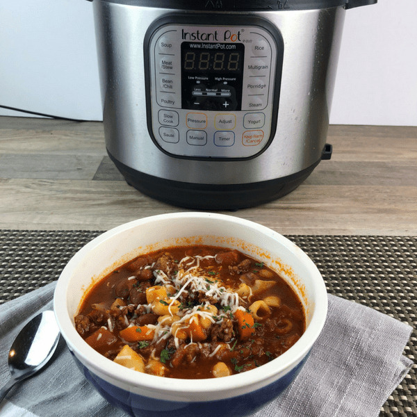 Rezept für Pasta-Fagioli-Suppe aus dem Instant Pot